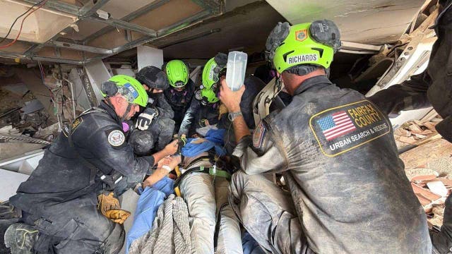 Fairfax County rescue crews pull mother, infant and father, son from rubble after Venezuela quakes