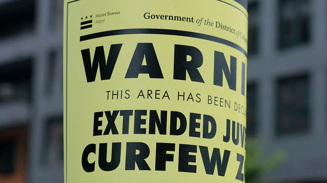 DC police chief announces juvenile curfew zone in U Street corridor June 26-27