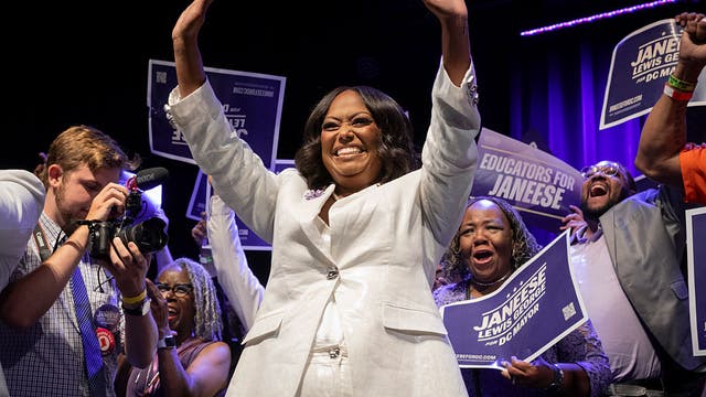 Janeese Lewis George wins DC mayor Democratic primary