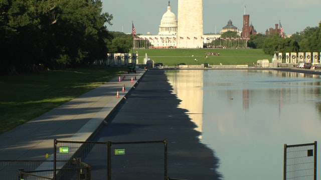 Trump administration adds fencing around Reflecting Pool as water quality appears to improve