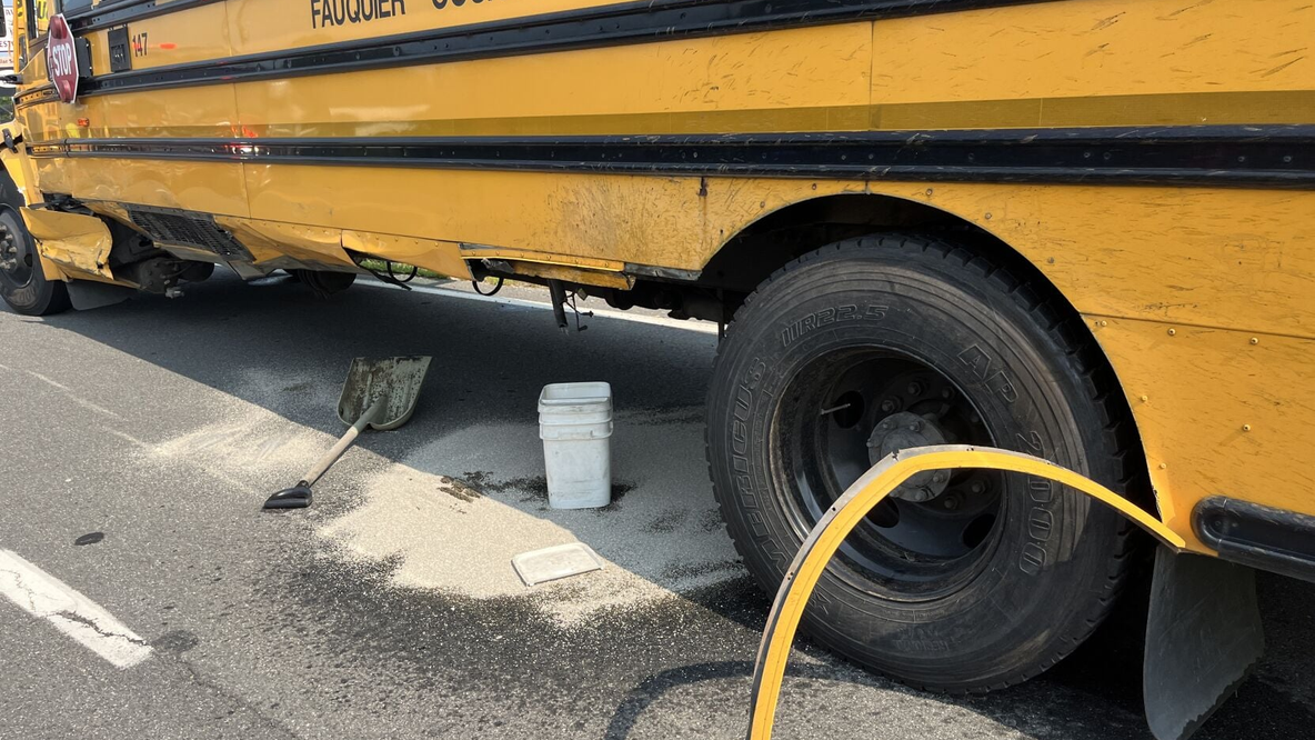 8 children, 1 adult taken to hospital after school bus crash in Fauquier County