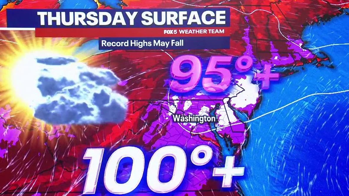 Extreme heat dome bakes DMV: Record-breaking temps to soar above 100 degrees