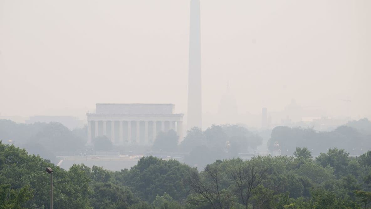 LIVE: Canadian wildfire smoke triggers DMV Air Quality Alerts and health warnings
