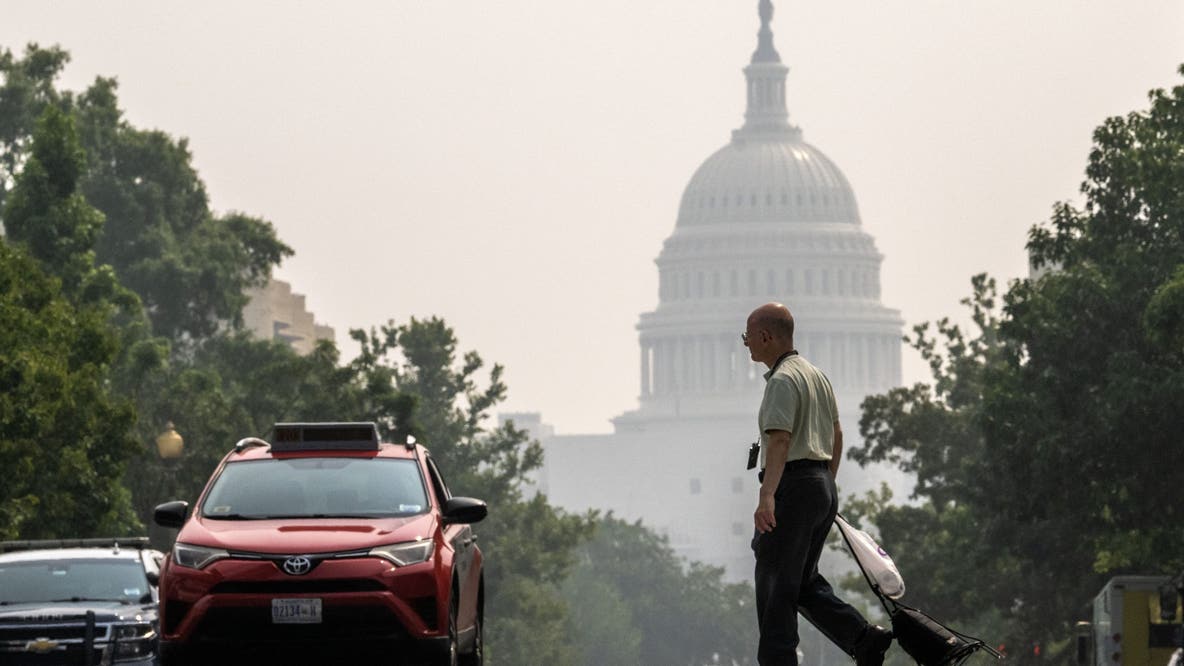 LIVE: Canadian wildfire smoke triggers DMV Air Quality Alerts and health warnings