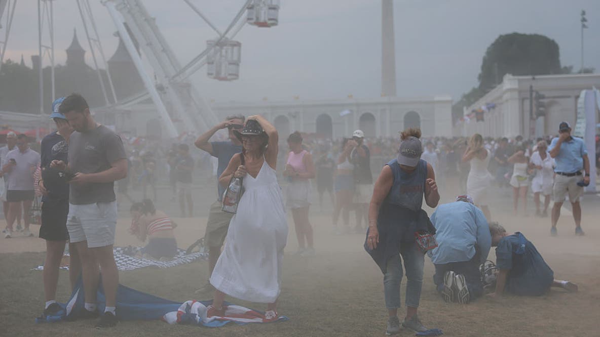 LIVE from DC: National Mall evacuated due to storms — 4th of July updates