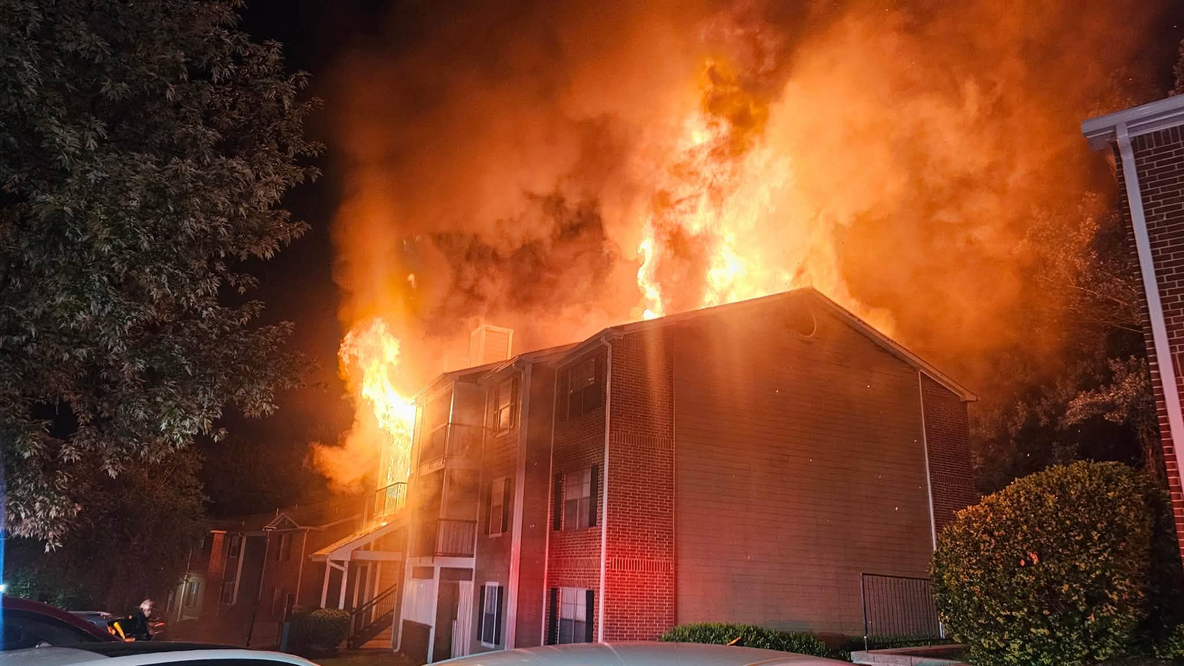 2 hospitalized, 23 displaced after massive Woodbridge apartment fire