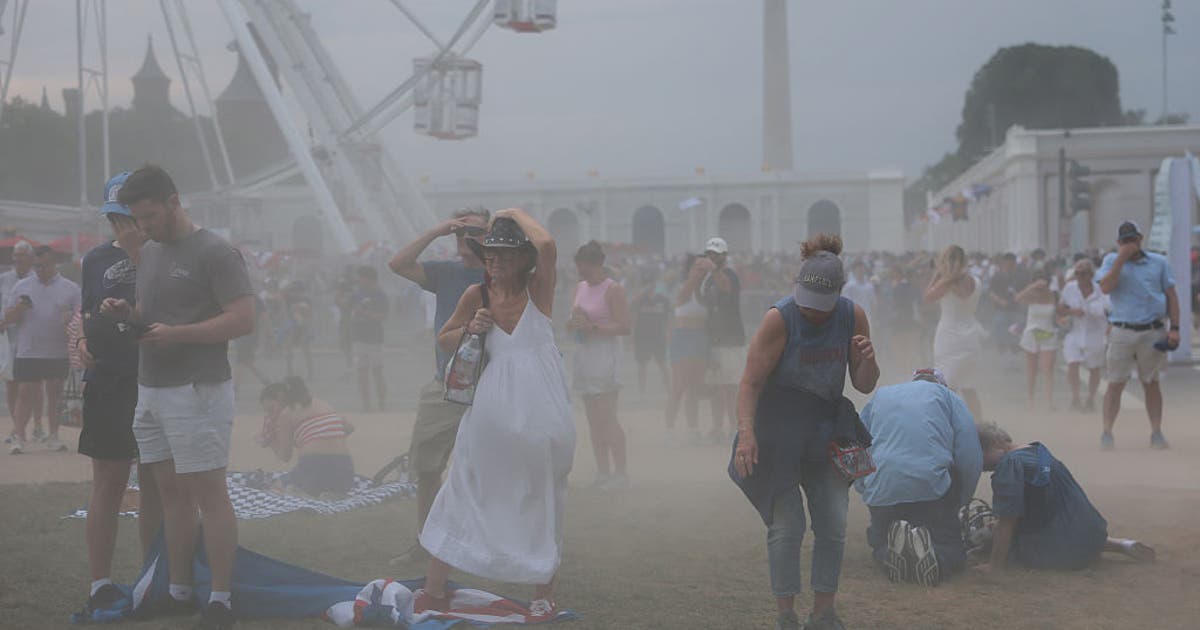 National Mall evacuated on July 4 as storms hit America 250 events