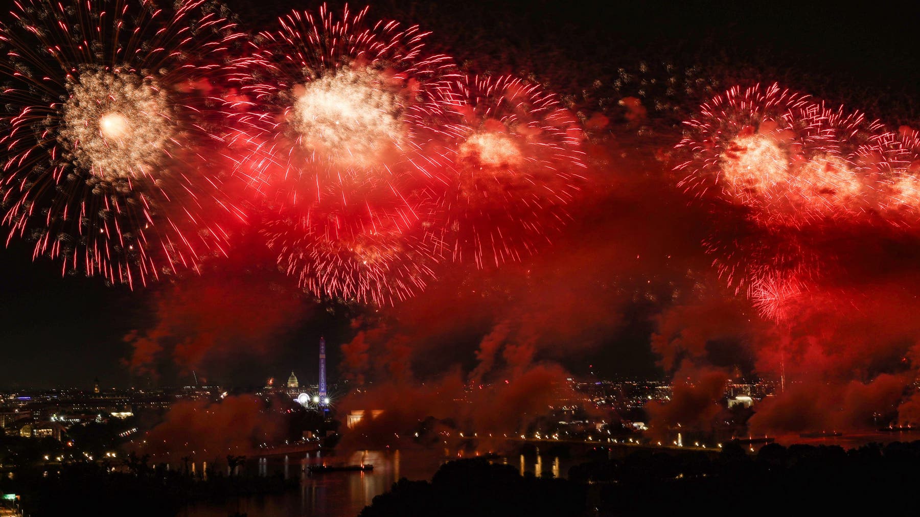 Fireworks begin moments before midnight  — 4th of July updates