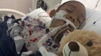 Family shares photo of 6-year-old hospitalized after camp near-drowning