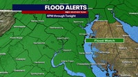 Flood Watch issued for much of DC region ahead of expected Monday thunderstorms