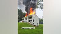 Lightning strike sets Gaithersburg home ablaze leaving 5 without home, 1 firefighter hurt