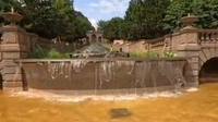 Sediment turns historic Meridian Hill Park fountain a murky brown