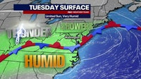 DC weather: Scattered showers, storms and humid conditions Tuesday
