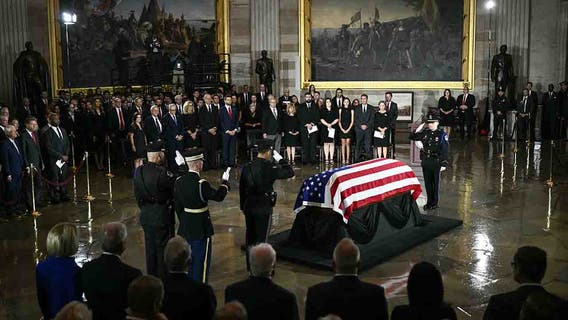 Lindsey Graham’s funeral brings Trump’s remarks and world leaders to DC