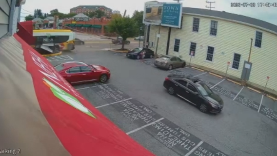 Watch: Video captures aftermath of Pikesville MTA bus crash that injured 30+