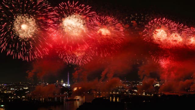 Fireworks begin moments before midnight  — 4th of July updates