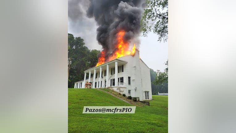 Lightning strike sets Gaithersburg home ablaze leaving 5 without home, 1 firefighter hurt