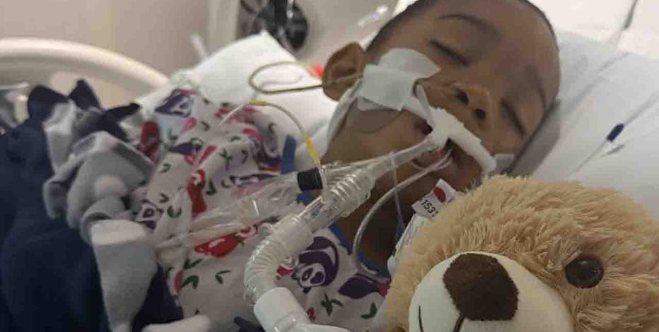 Family shares photo of 6-year-old hospitalized after camp near-drowning
