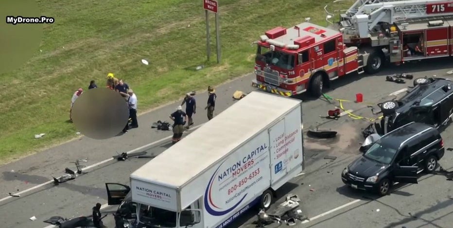 Ten injured, including 3 children, in Montgomery County crash