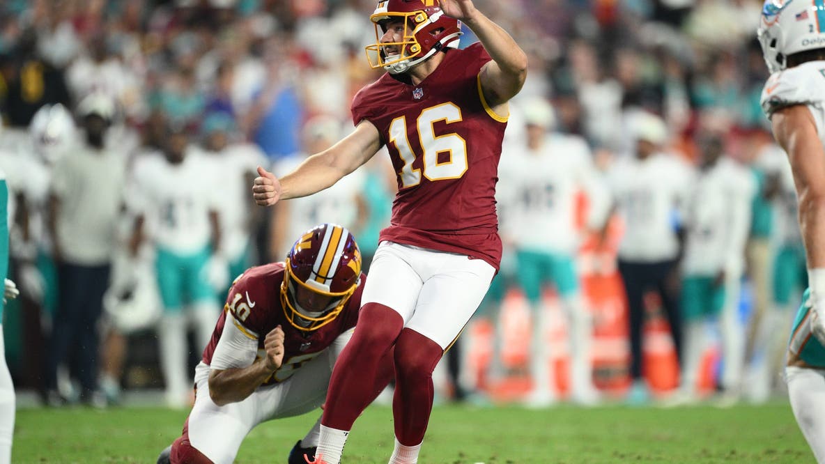 Washington Commanders are releasing kicker Jake Moody, AP source says