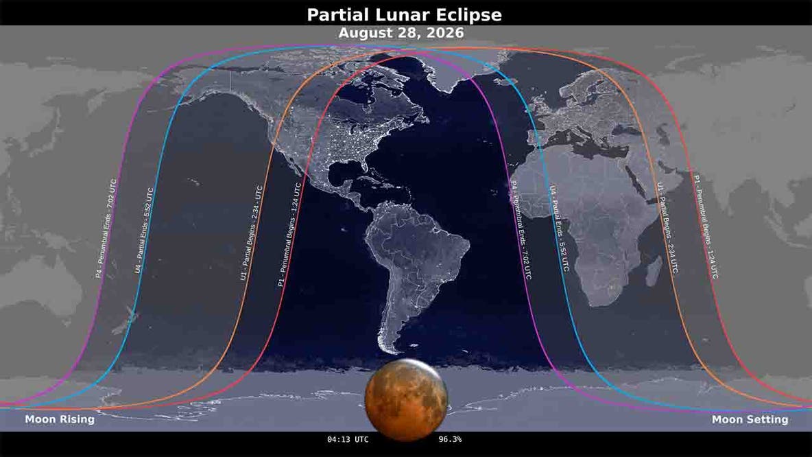 Deep partial lunar eclipse to be visible across DC, Maryland and Virginia on August 27