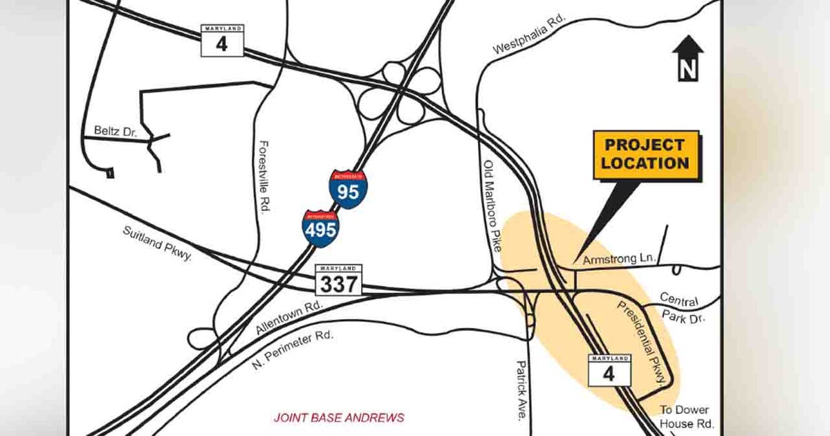New traffic pattern begins as MD 4–Suitland Parkway interchange enters next construction phase