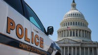 Man arrested after homemade sword, brass knuckles found at Senate office building