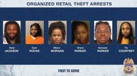 6 arrested in alleged $500K retail theft ring that targeted more than 100 stores
