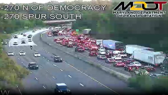 2 killed in I-270 crash in Maryland involving wrong-way driver: Police