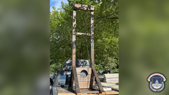 California man arrested near US Capitol with guillotine in truck bed