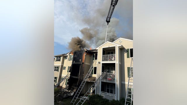 2 firefighters injured as 3-alarm fire displaces 19 in Woodbridge apartment complex
