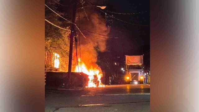 Alexandria electrical fire ruled accidental after tractor trailer struck service drop, officials say