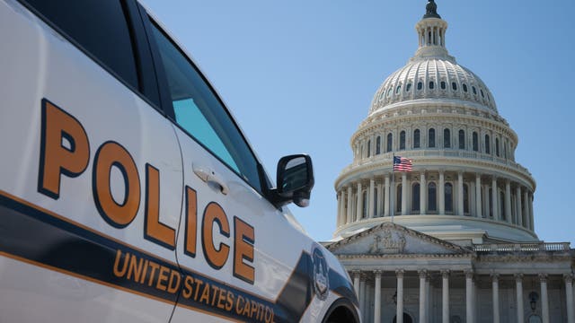 Man arrested after homemade sword, brass knuckles found at Senate office building