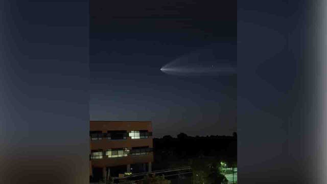 SpaceX launch visible over DC region Tuesday