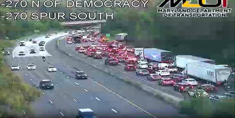 2 killed in I-270 crash in Maryland involving wrong-way driver: Police