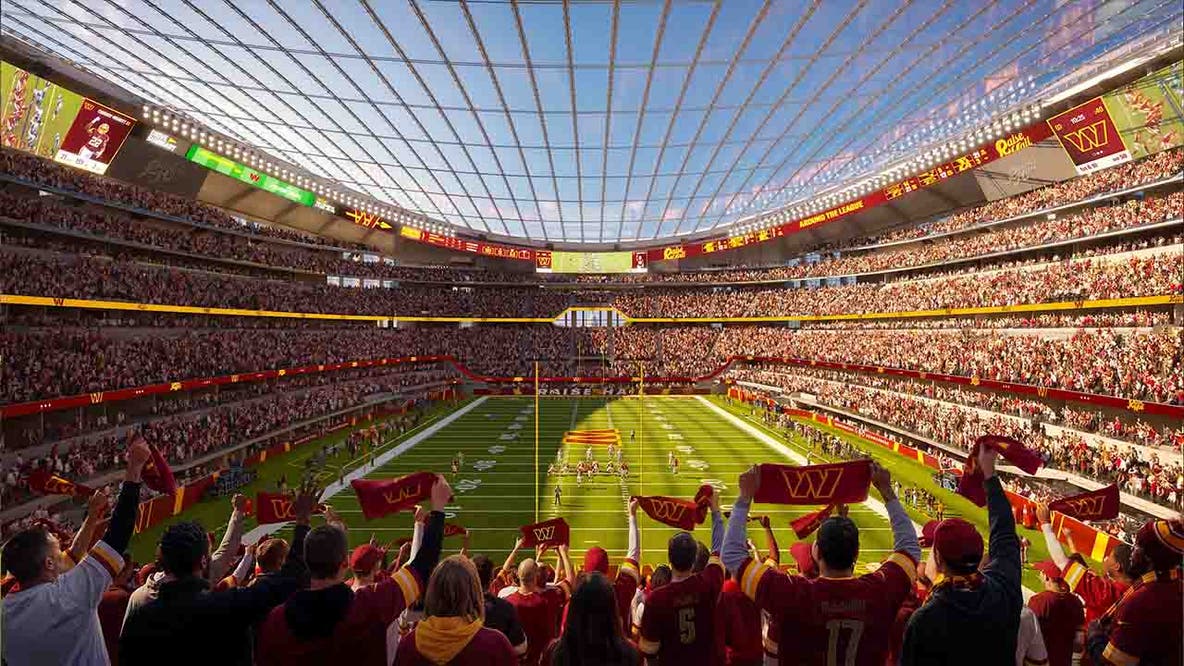 Washington Commanders unveil first look at new stadium seating bowl
