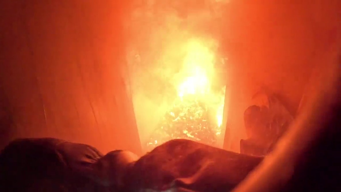 Video shows firefighters battling 2-alarm house fire in Fairfax County