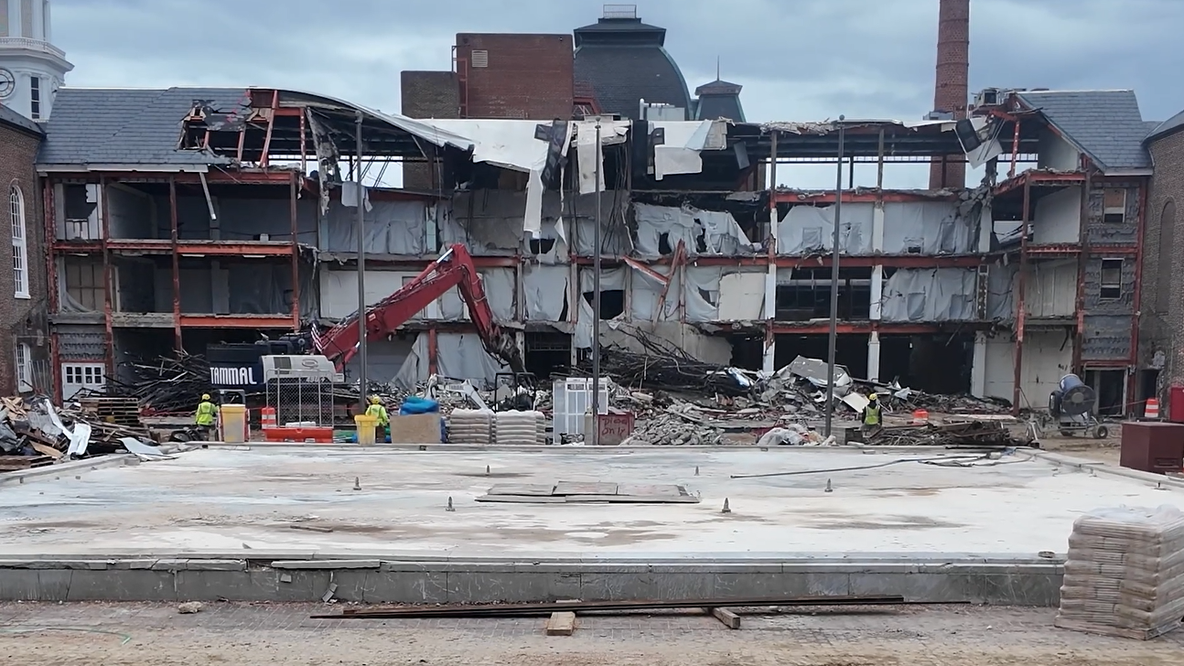 Alexandria City Hall renovation project remains on schedule despite unexpected asbestos cleanup