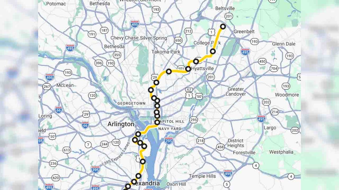 Metro Yellow Line rail service suspended for 2 September weekends