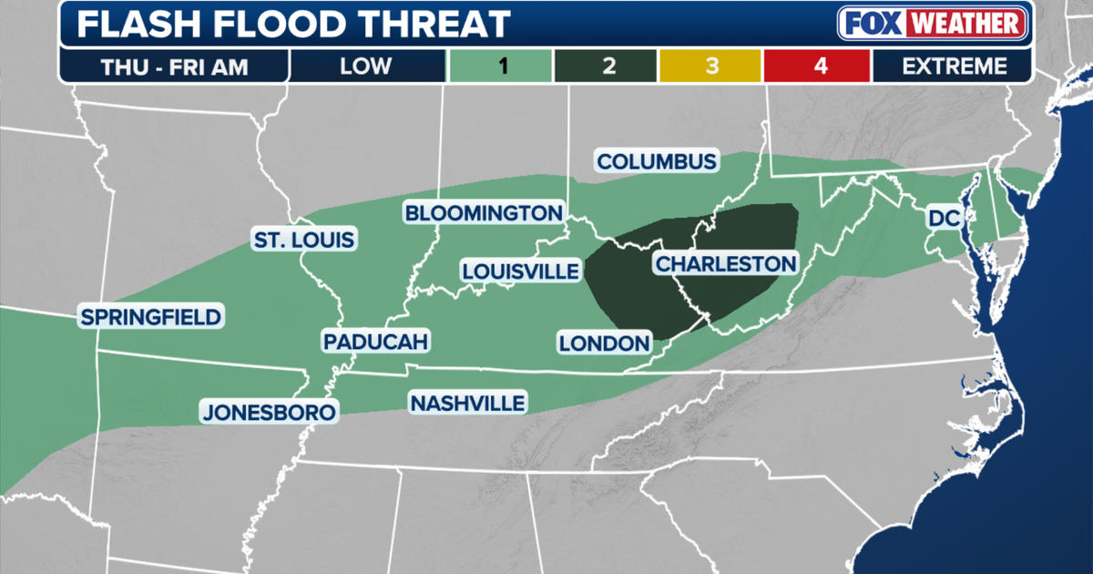 Damaging winds and flash flooding threat push into DC, Maryland, and Virginia
