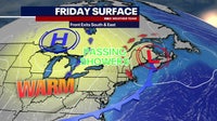 DC weather: Sunny, warm Friday with a few passing showers