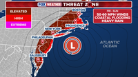 Nor'easter batters East Coast as millions brace for dangerous coastal flooding, strong winds