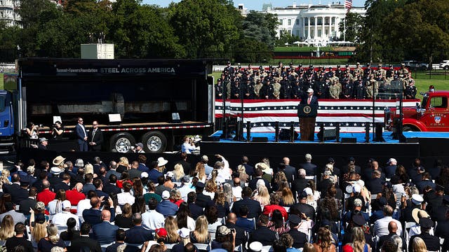 President Trump honors 9/11 victims, first responders at 25th anniversary ceremony in DC