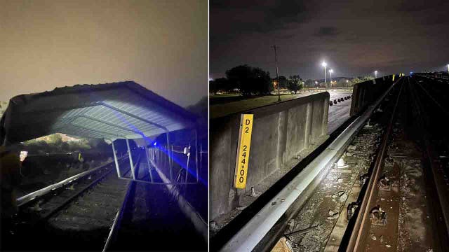 Storm damage impacts road conditions across DC region Friday