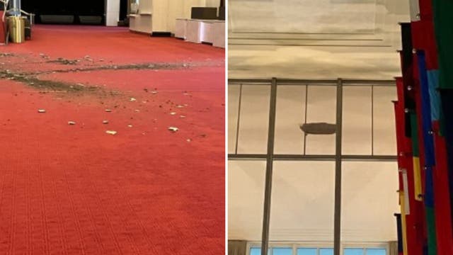 Piece of Kennedy Center ceiling falls amid legal battle over restoration