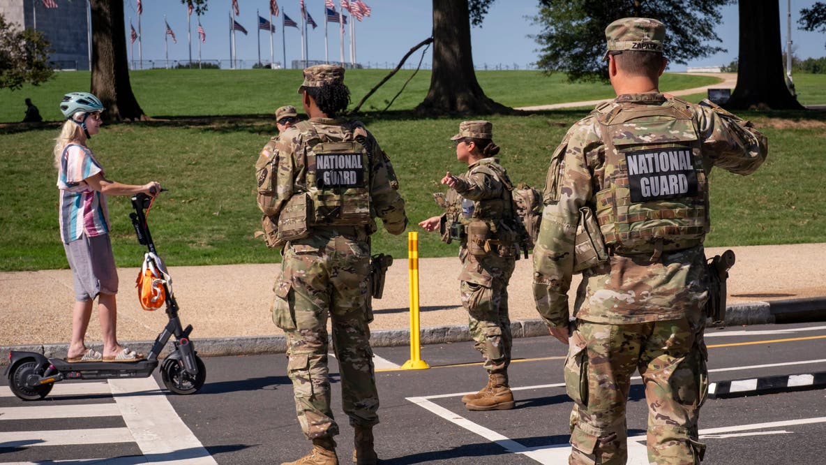National Guard member deployed in DC arrested on firearms charge