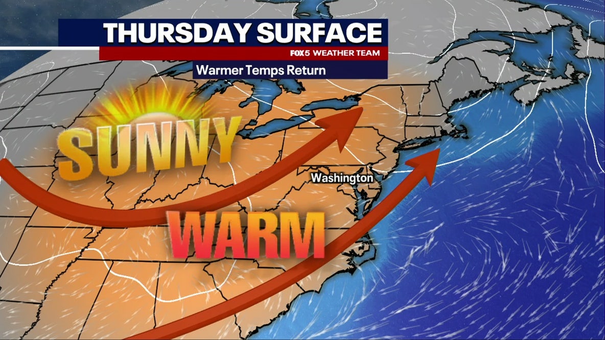 DC weather: Warm, mostly sunny Thursday; weekend remnants from Hurricane Isaias expected