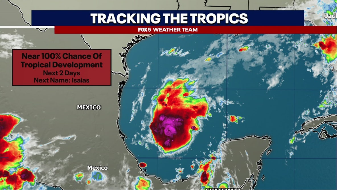 Tropical Storm Isaias: Remnants could bring rain to DC region this weekend