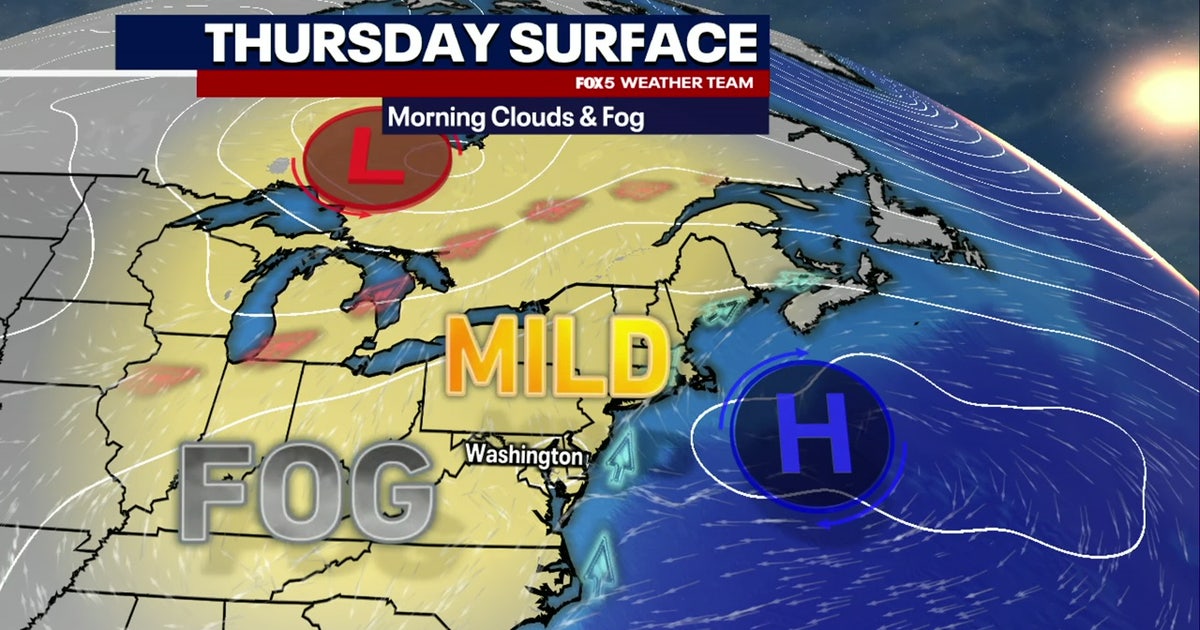 DC weather: Patchy morning fog will clear for warm Thursday ahead of ...