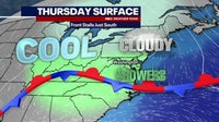 DC weather: Thursday showers likely as temperatures plunge nearly 30 degrees